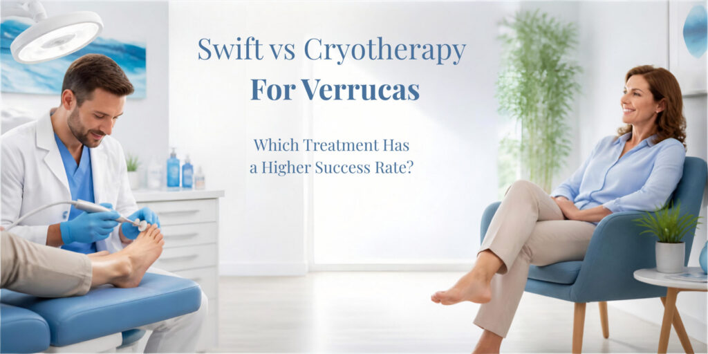 Swift Microwave Therapy vs Cryotherapy for Stubborn Verrucas